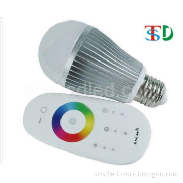 2.4G RF Touch Screen Remote Control E27 RGB LED Bulb